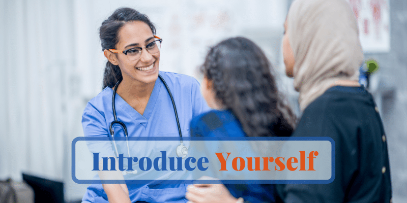 Introduce yourself to patients medical Spanish dialogue